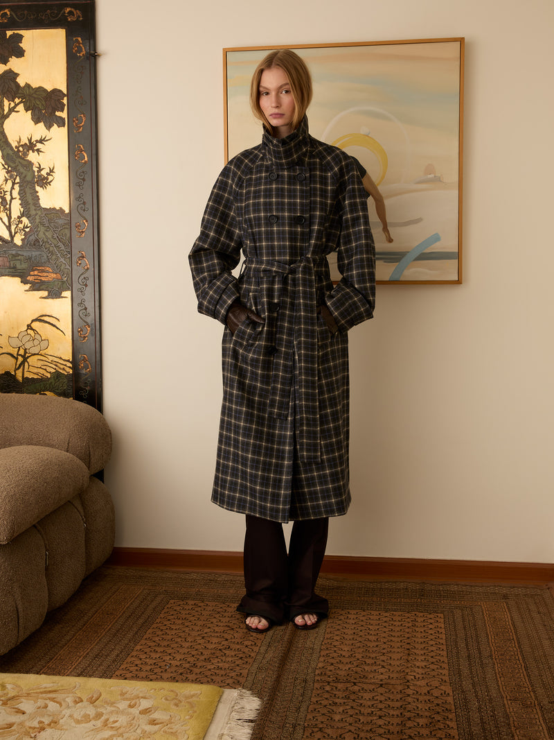 Trench Cuadros Rita (pre order)