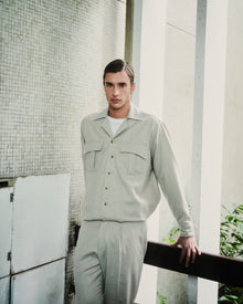 Camisa cuello solapa