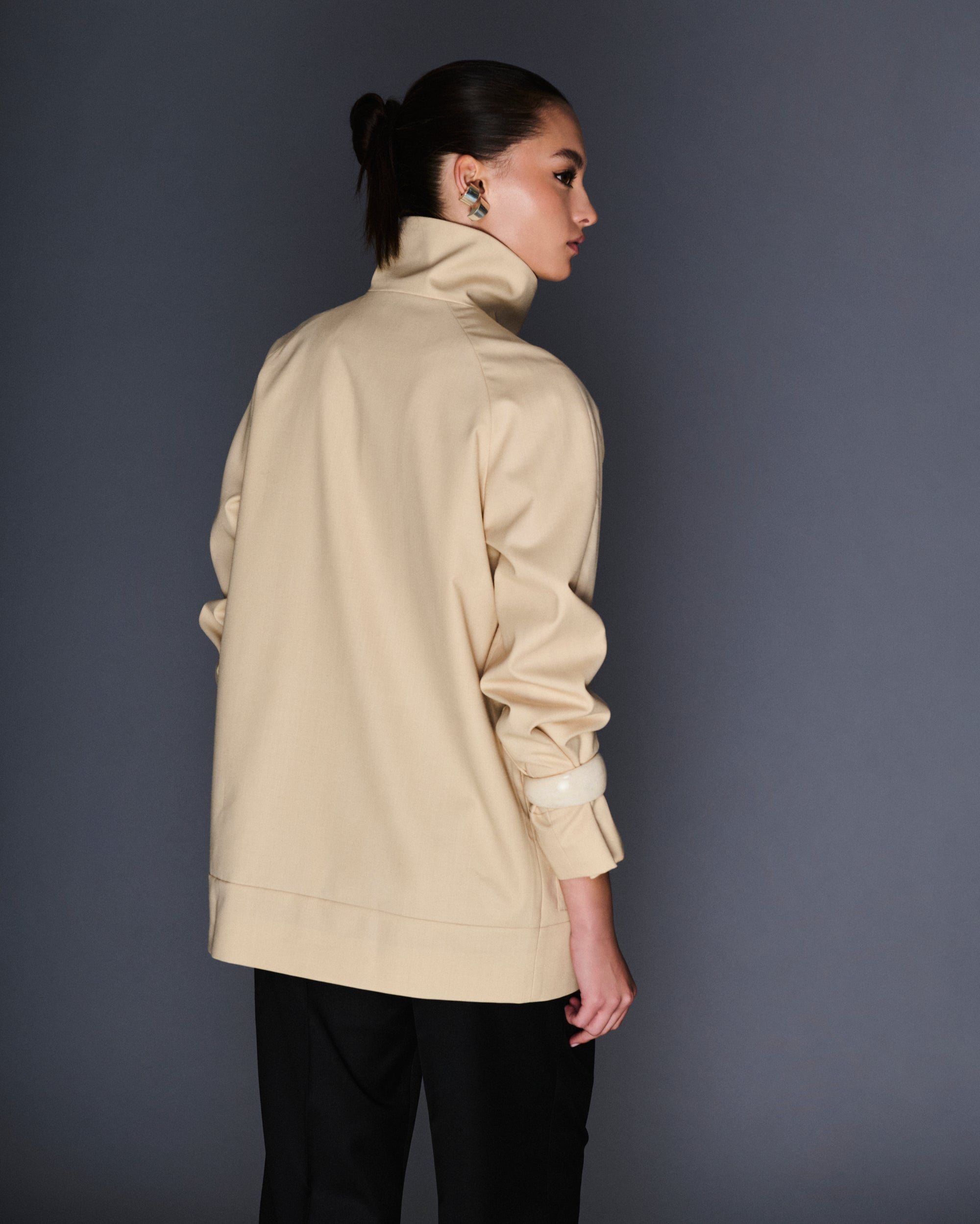 Chaqueta cuello botones