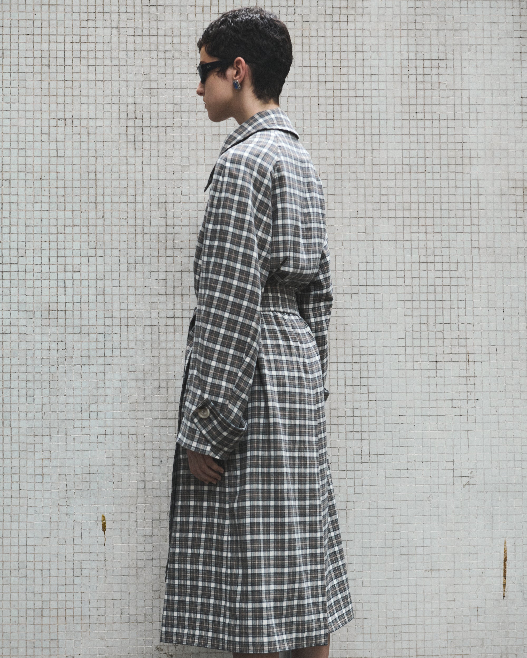 Trench Cuadros Rita