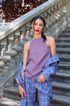 Pantalon Ava Cuadros - Charlie and H