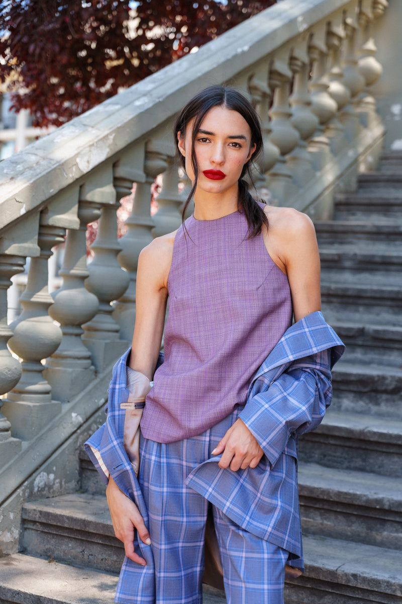 Pantalon Ava Cuadros - Charlie and H