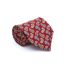 Corbata paisley burdeo - Charlie and H