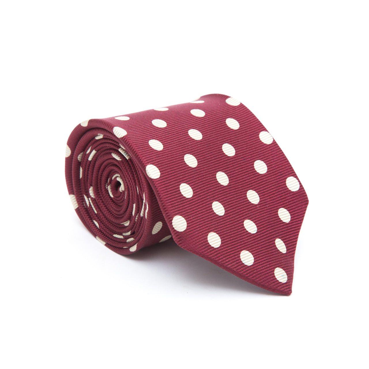Burgundy speckled tie