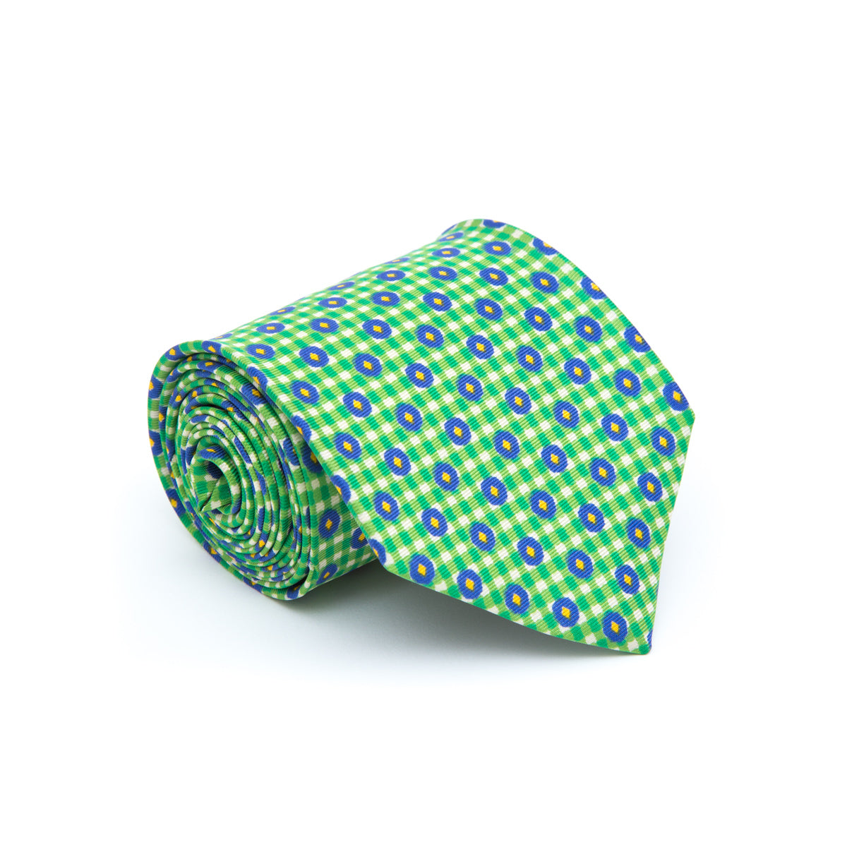 Corbata mota verde