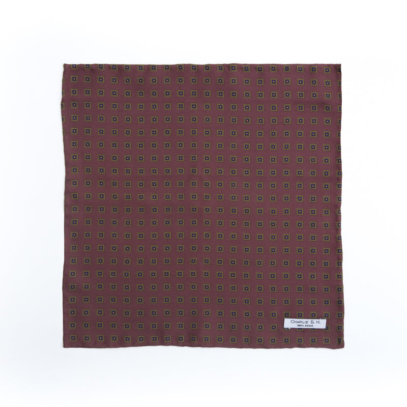 Pañuelo rombo castaña - Charlie and H
