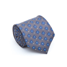 Corbata fantasía geométrica gris - Charlie and H