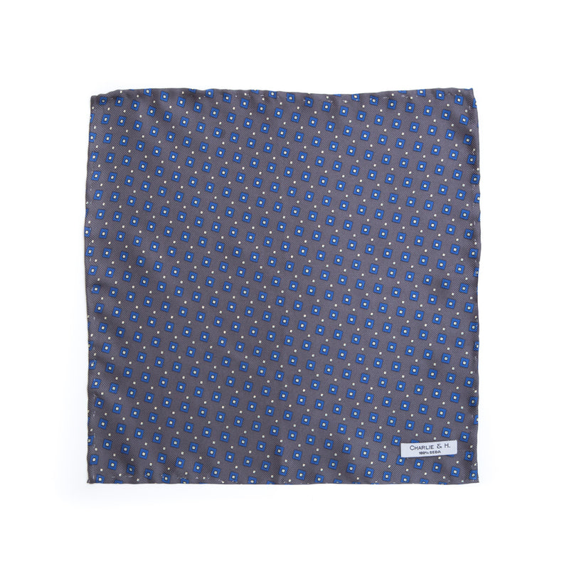 Pañuelo geométrico gris - Charlie and H