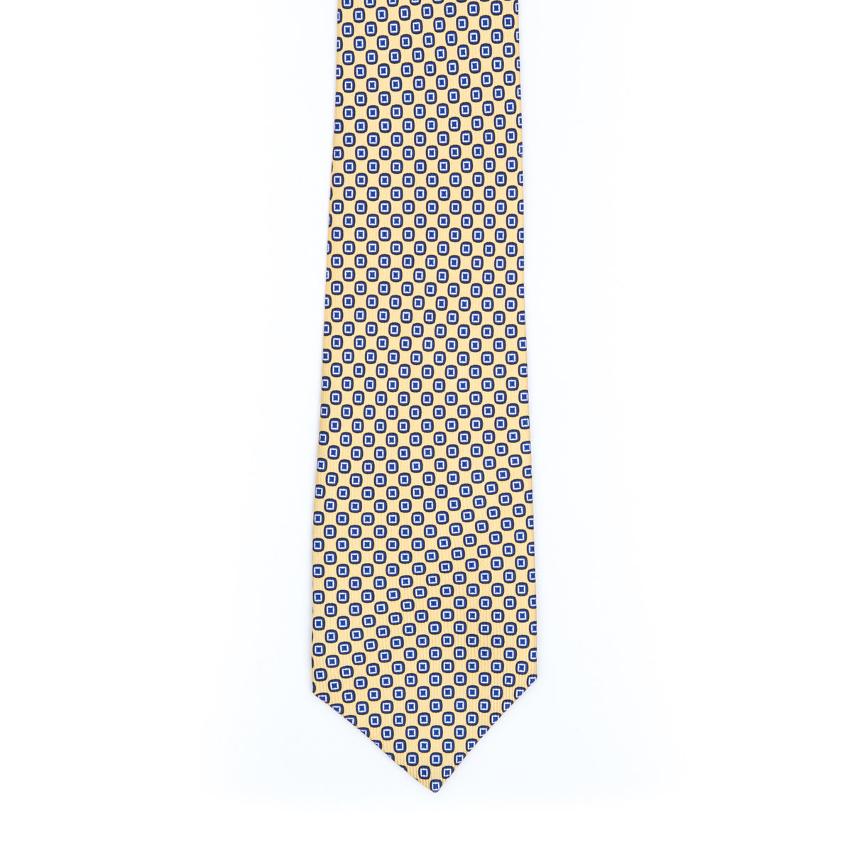 Yellow speckled tie