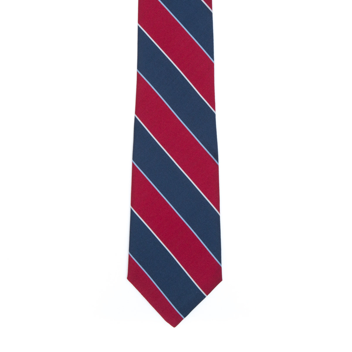 Two-tone striped tie