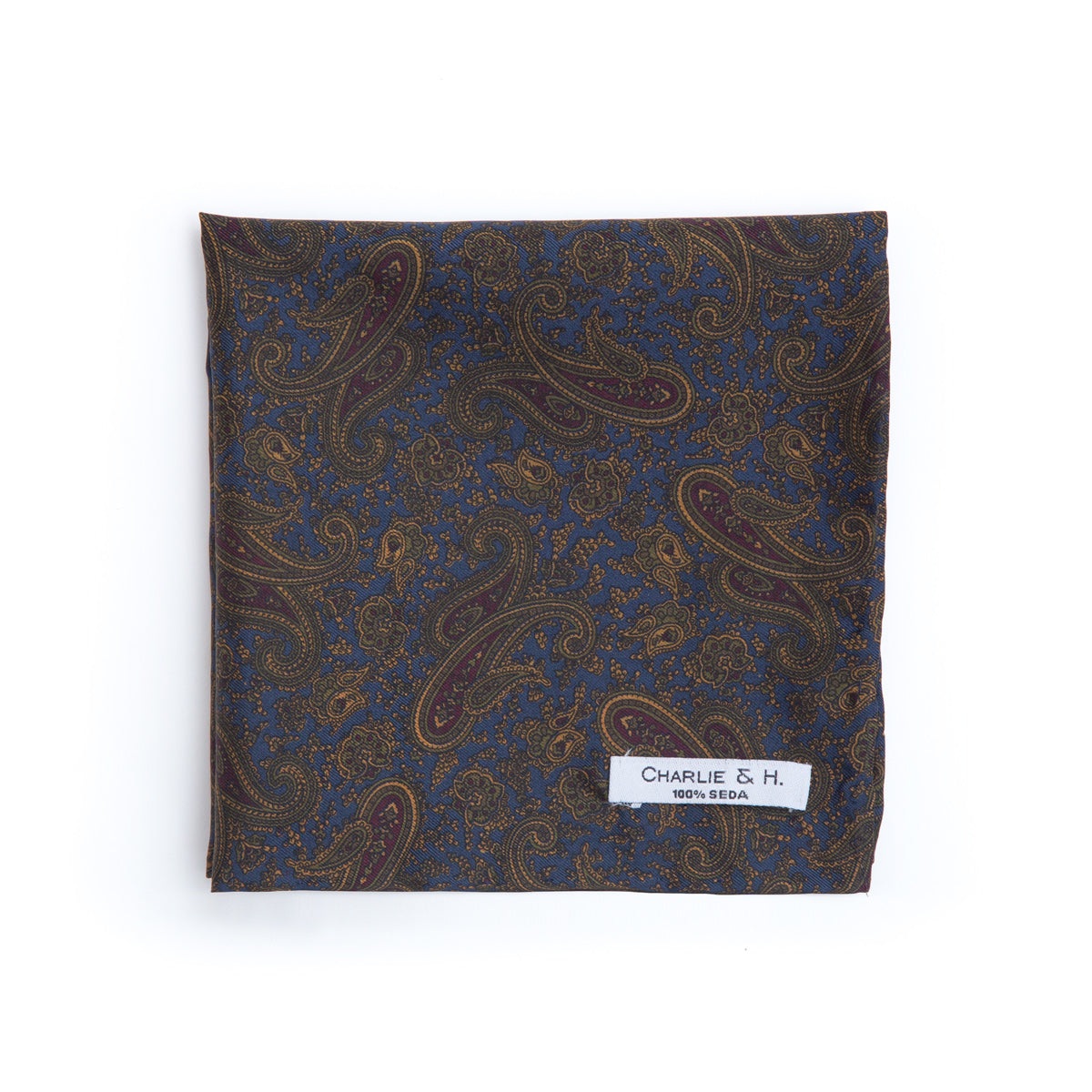 Gold paisley scarf