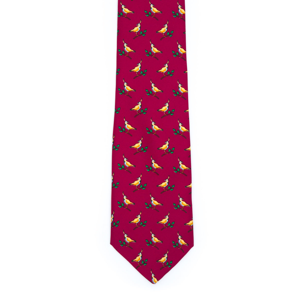 Exotic bird fantasy tie