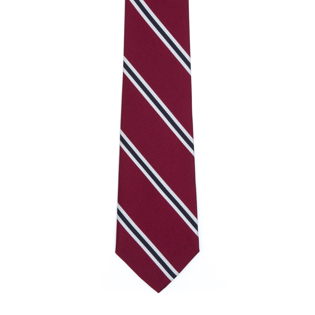 Silver striped tie