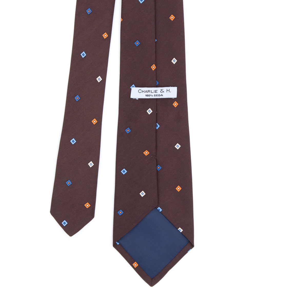 Corbata rombos chocolate - Charlie and H