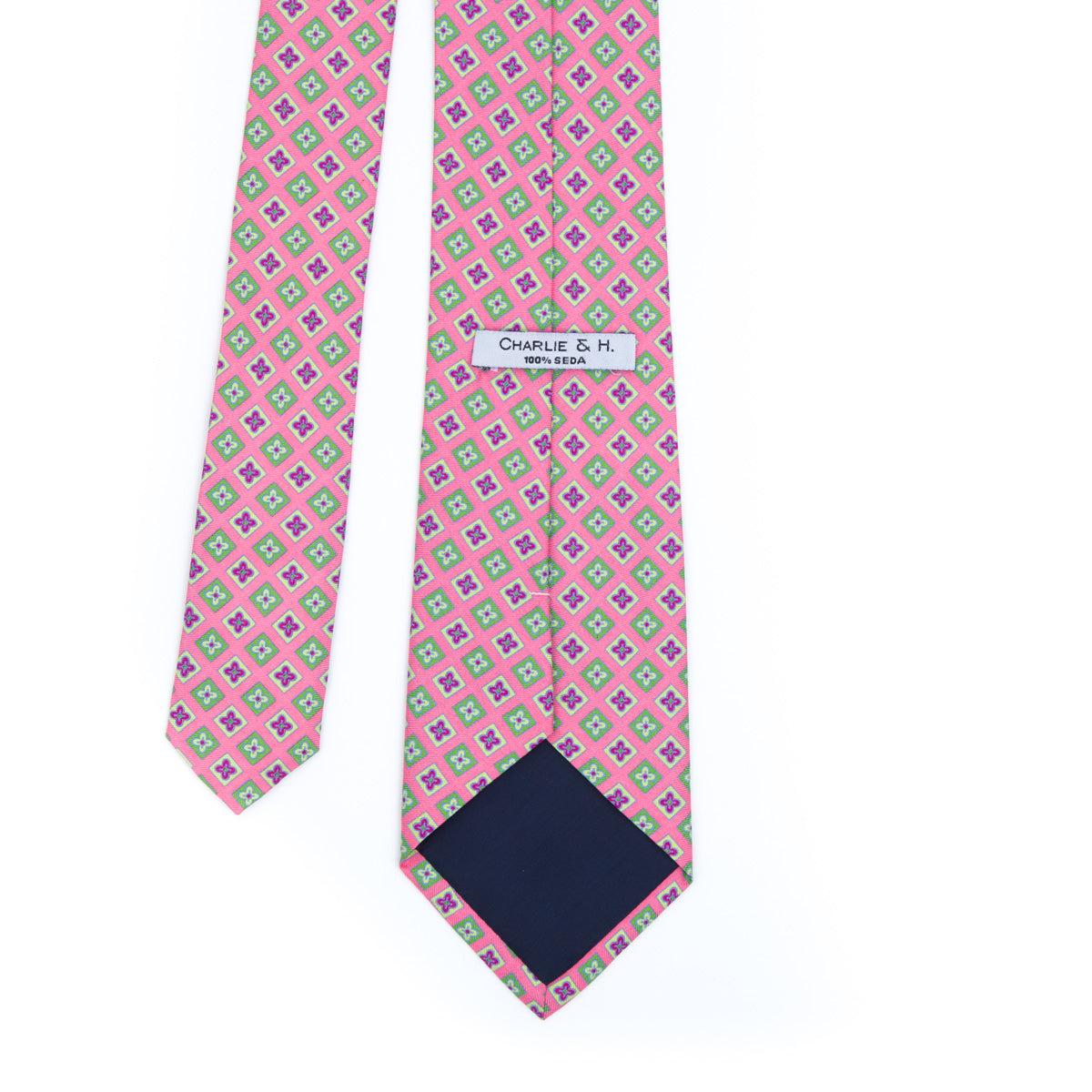 Corbata fantasía rosada - Charlie and H