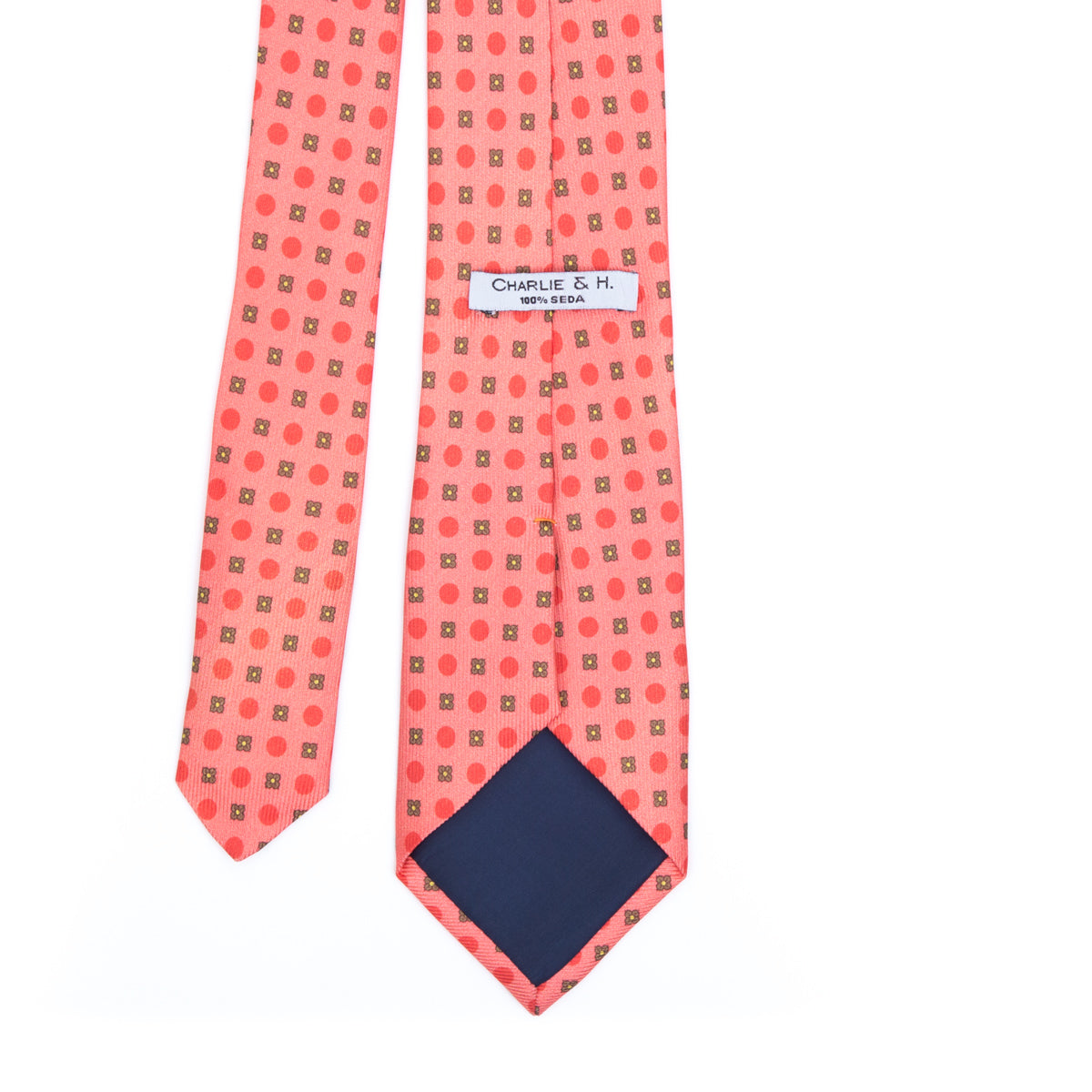 Corbata fantasía salmón - Charlie and H