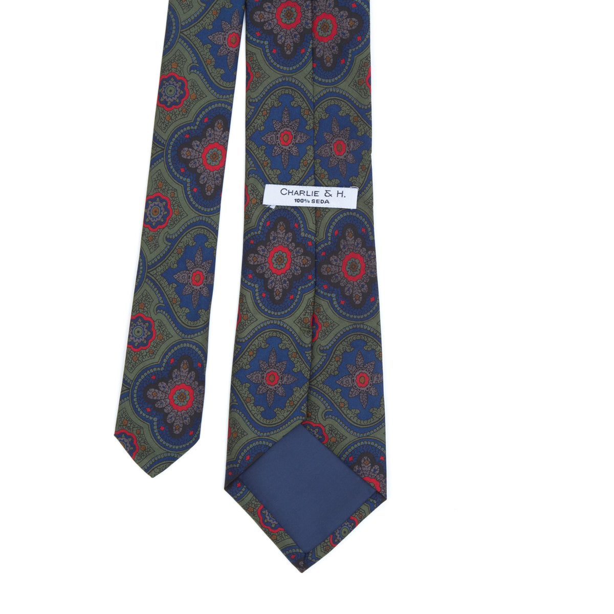 Paisley flower tie