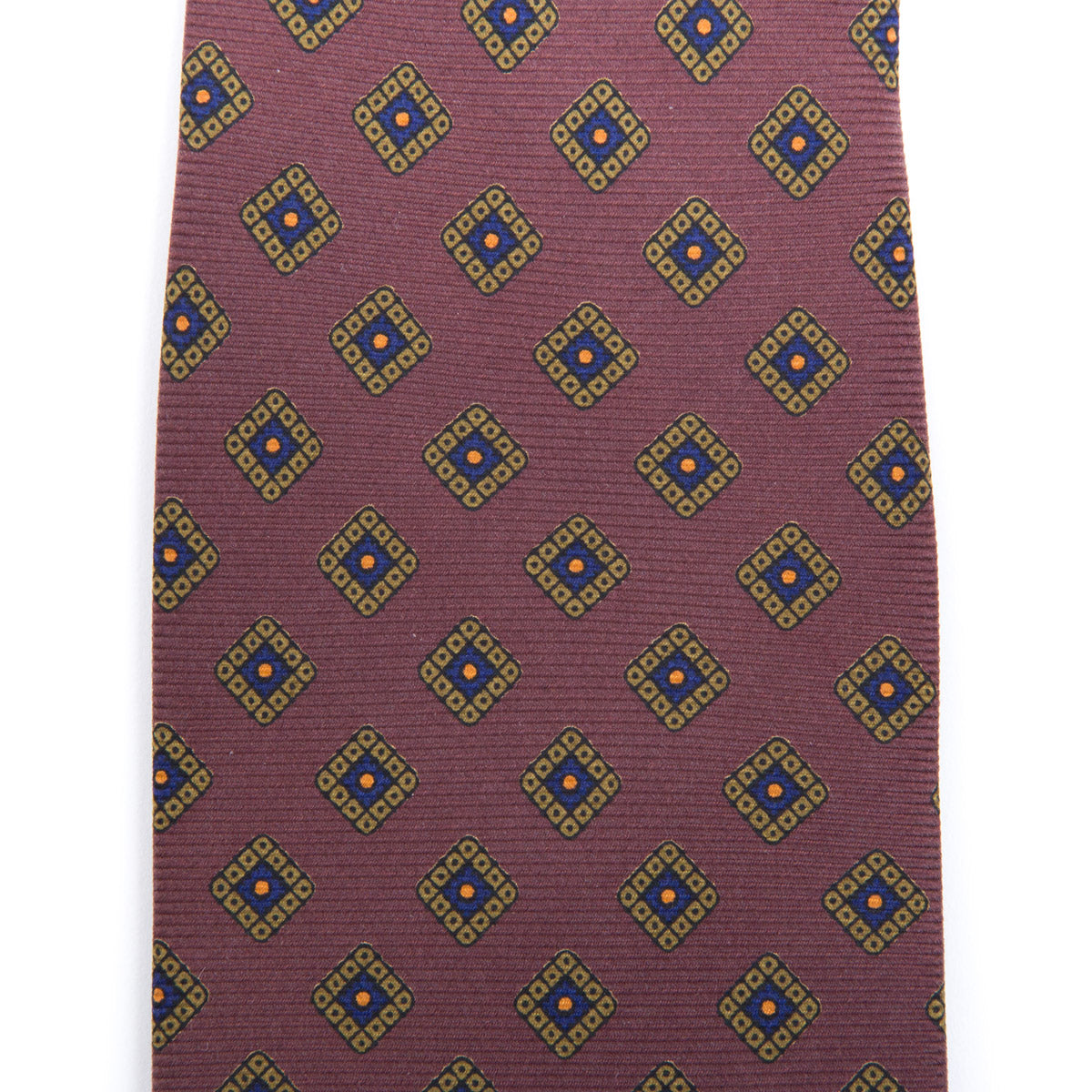 Corbata fantasía rombos castaña - Charlie and H