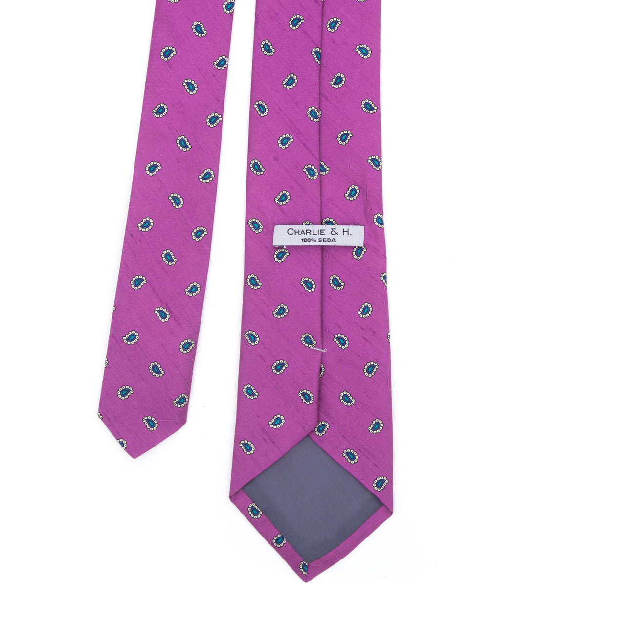 Corbata Paisley Fucsia - Charlie and H
