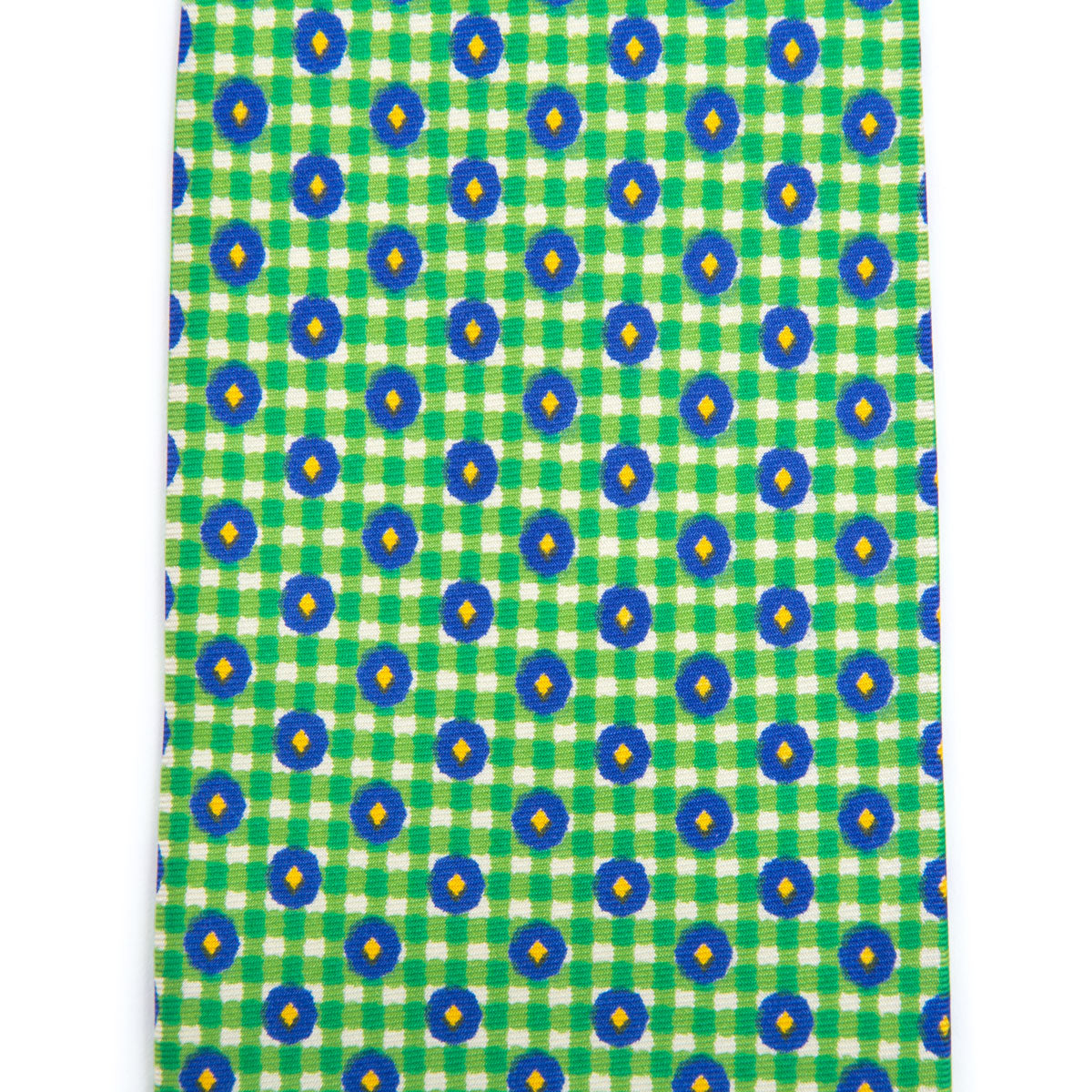 Green speckled tie