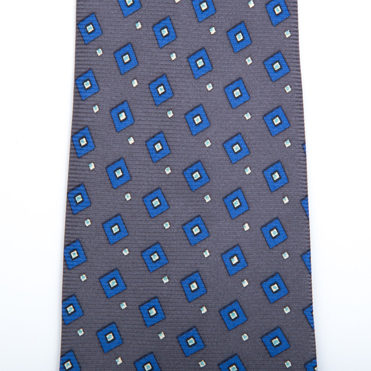 Corbata fantasía geométrica gris - Charlie and H