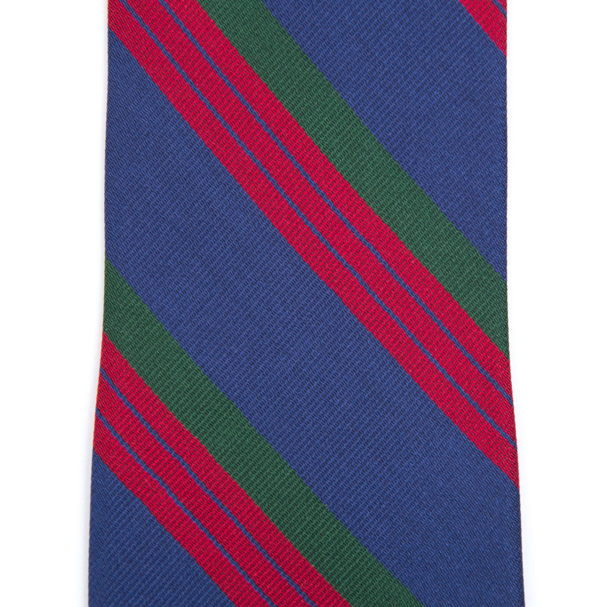 Navy blue striped tie