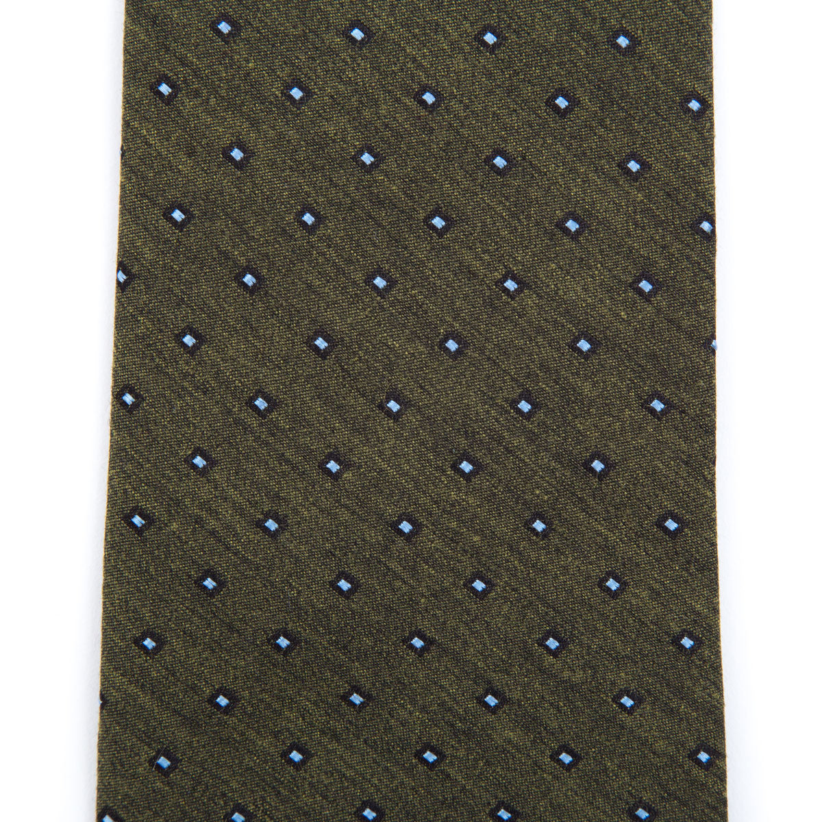Olive green speckled tie