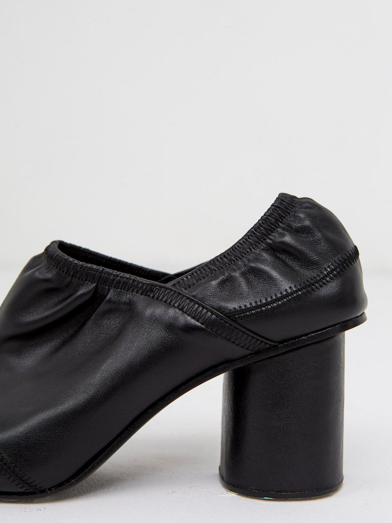 Black square heel